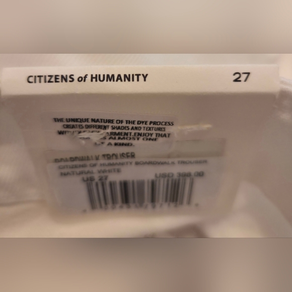 Citizens Of Humanity!! Boardwalk Wide-Leg Jeans- In White!! - Picture 2 of 16